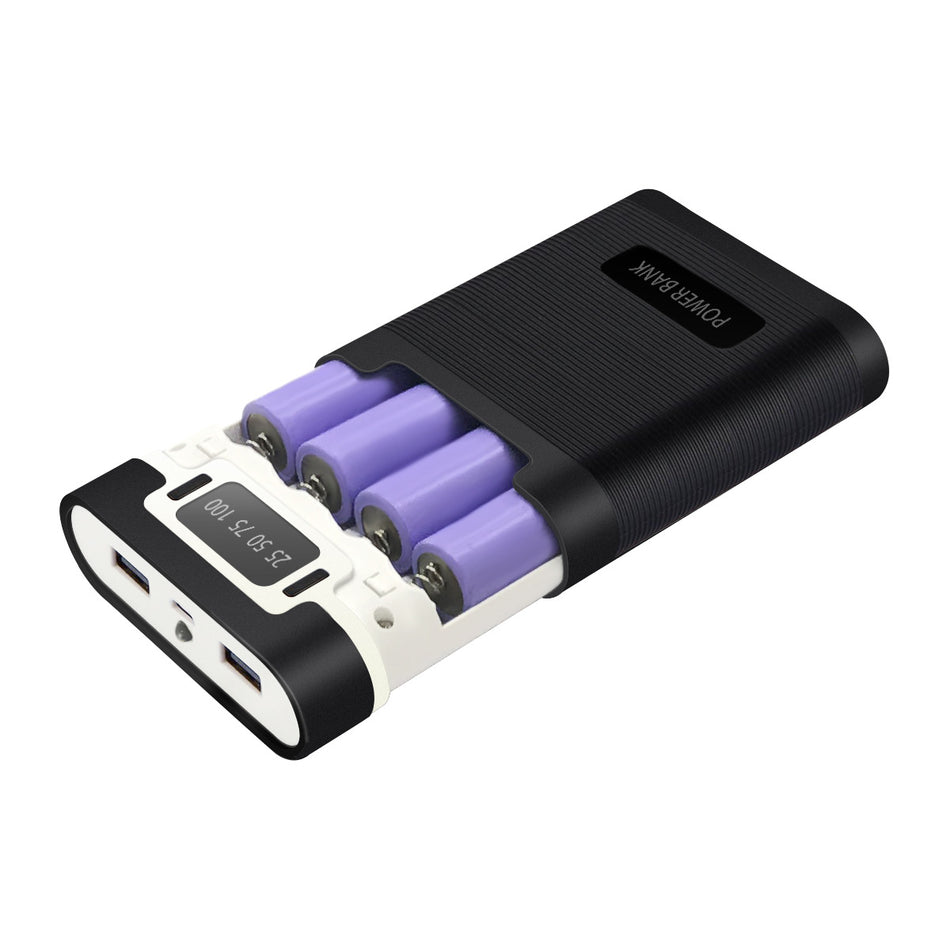DIY 18650 Battery Power Bank Case – No Welding Needed
