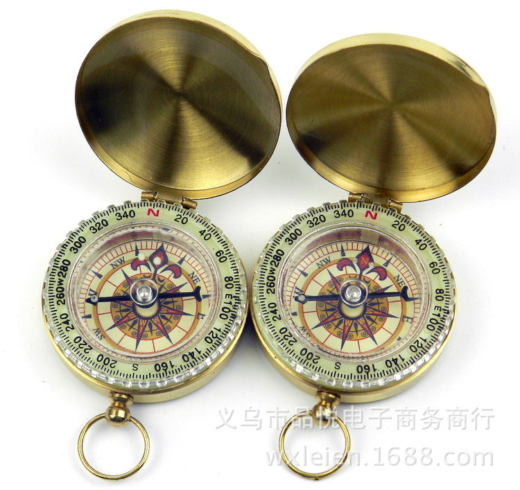 G50 Pocket Watch Compass – Luminous Copper Gift Custom Logo