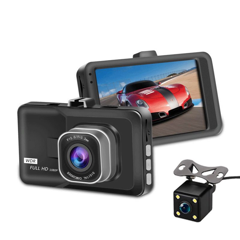 HD Dual Lens Hidden Dash Cam 3 Inch Factory DVR
