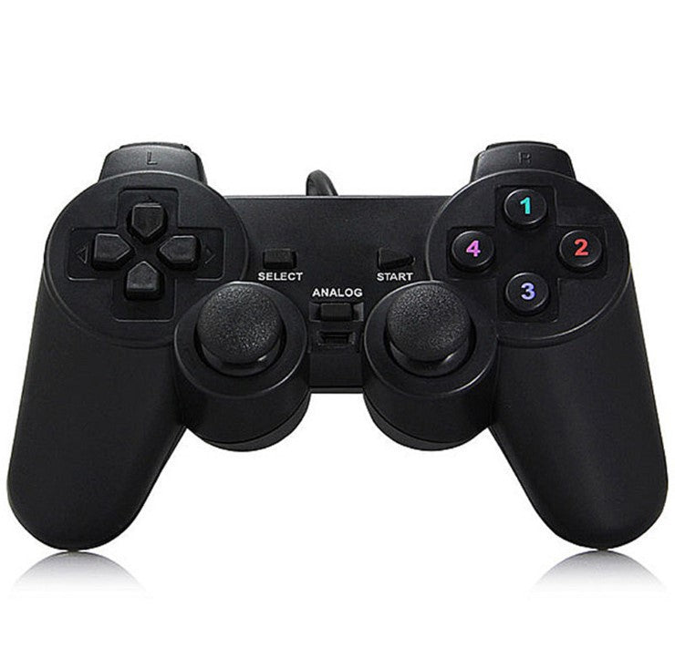 PS2-Style USB Wired Game Controller for PC & Arcade Gaming