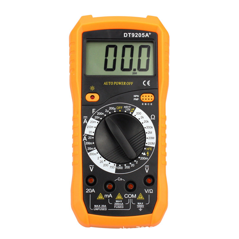 Smart High-Precision Digital Multimeter Anti-Burn Capacitance