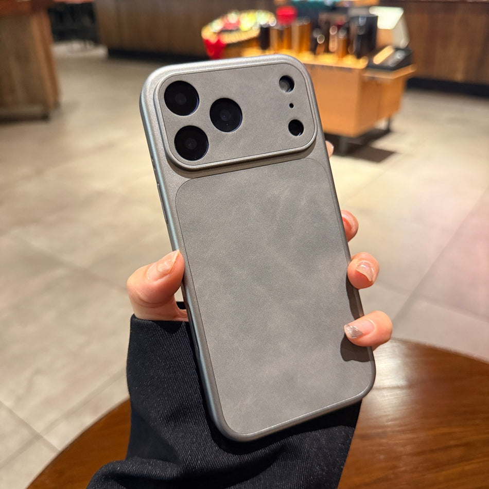 iPhone 17 Pro Max Leather Pattern Anti-Stain Case
