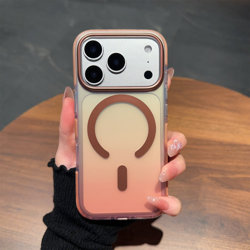 iPhone 17 Pro Max Frosted Magnetic Gradient Case