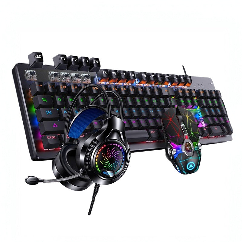 Silver Eagle Mechanical Gaming Keyboard Set