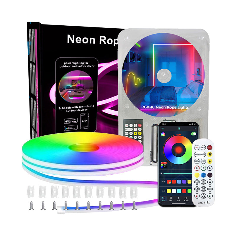 RGB Bluetooth Neon LED Strip Light 30M Voice Control