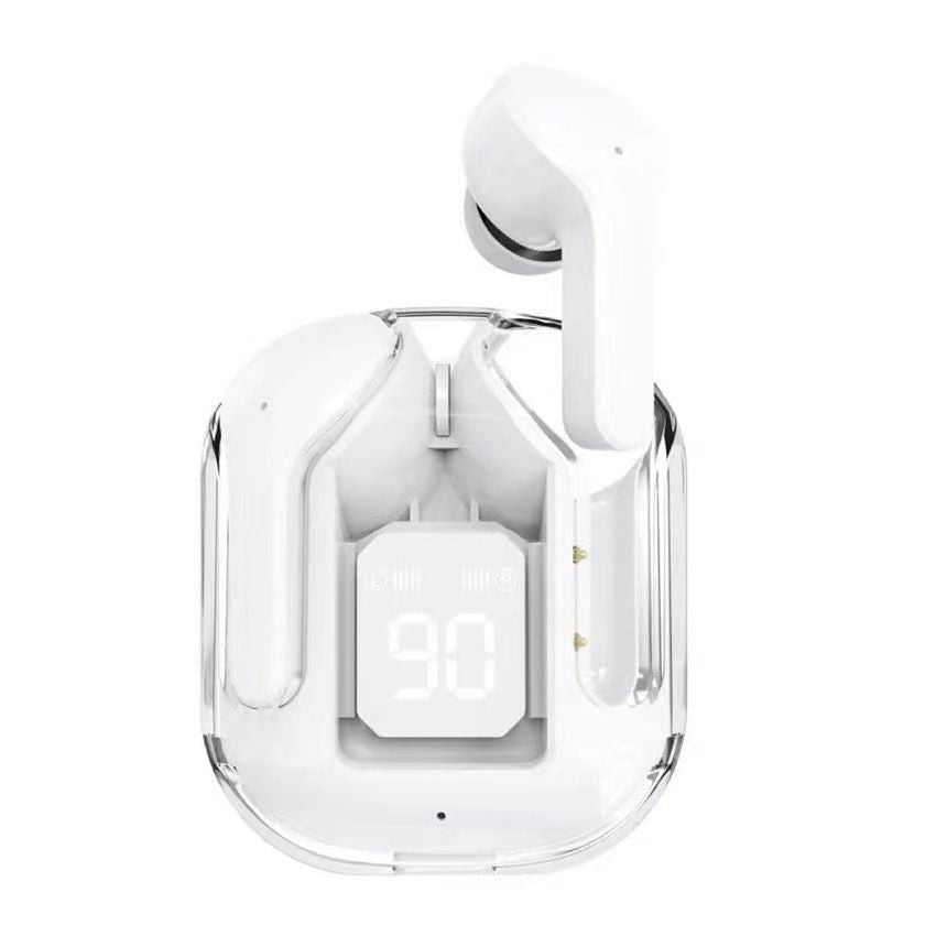 Air31 Transparent Crystal TWS: Bluetooth 5.3 & LED Display