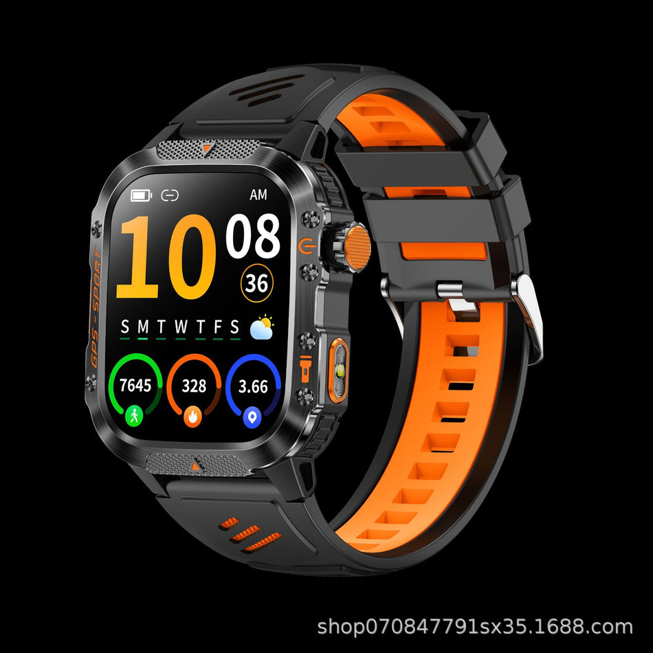 HT36 GPS Smart Watch: Rugged Outdoor Tracking & BT Calling ⌚🏔️