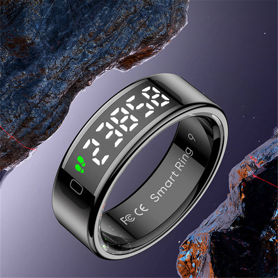 R11+ Smart Ring with Display Screen Gesture Control Sleep Heart Rate Oxygen Health Step Calorie Sports Factory