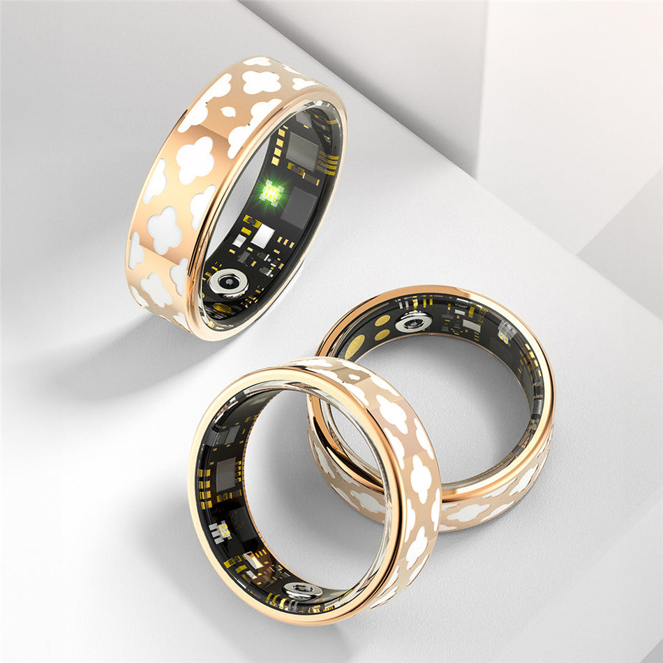 R10M Enamel Smart Ring Heart Rate & Sleep Tracker