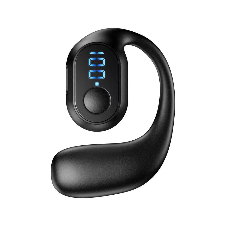 OWS Bone Conduction Bluetooth Headset Digital Display