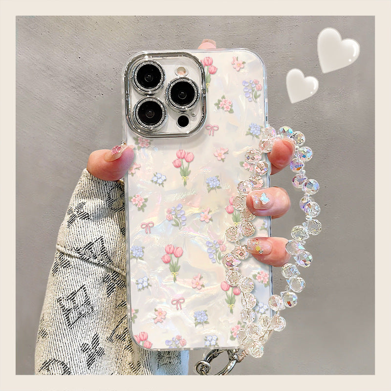 Tulip Bracelet Phone Case High-End Hard Cover
