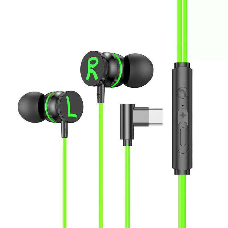 Metal Magnetic Gaming Headset – Type-C Wired In-Ear
