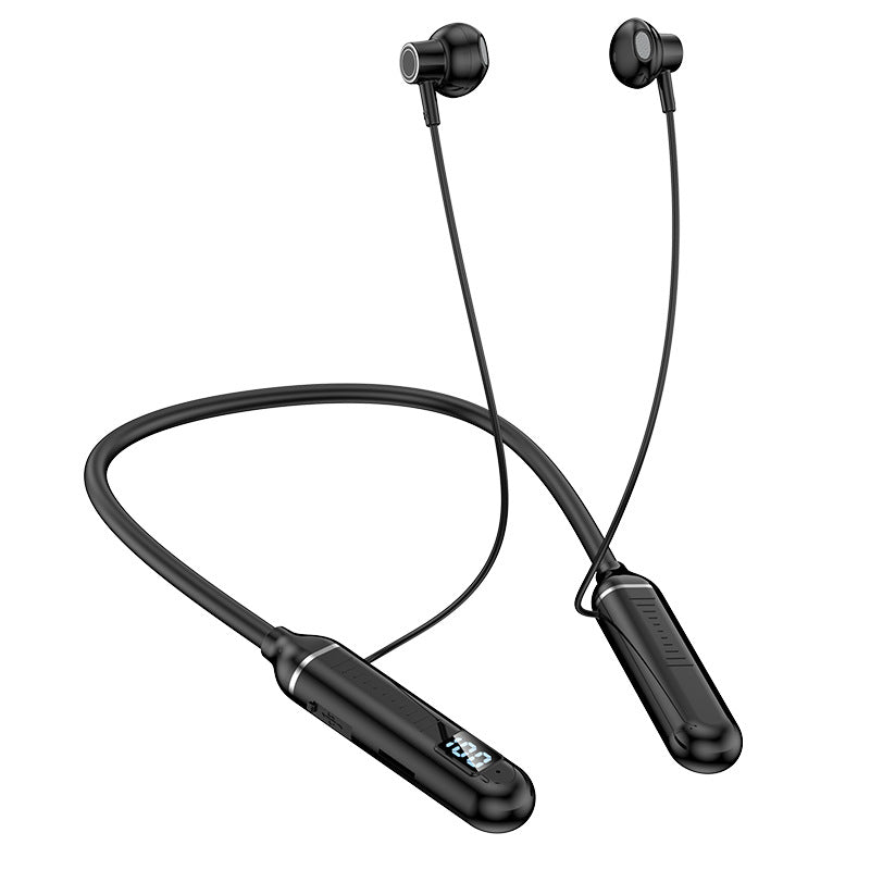 Stereo Neckband Bluetooth Headset with Digital Display