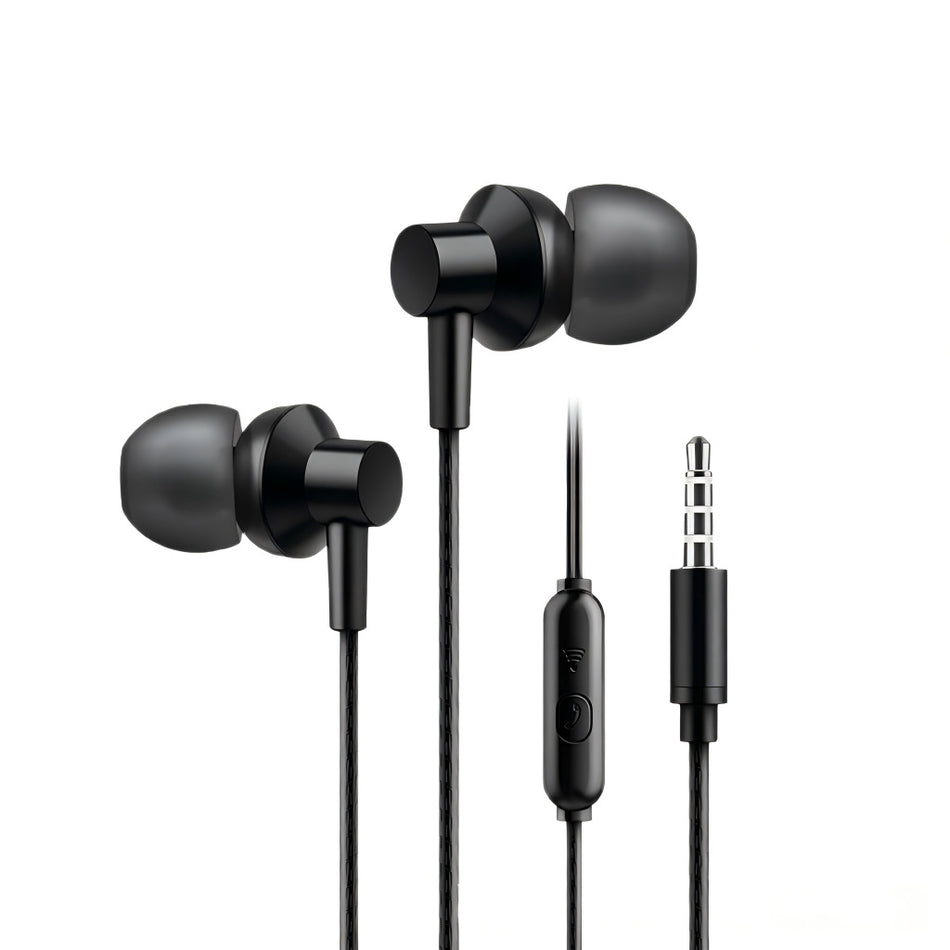 A03 Metal In-Ear Subwoofer Headset with Call Control