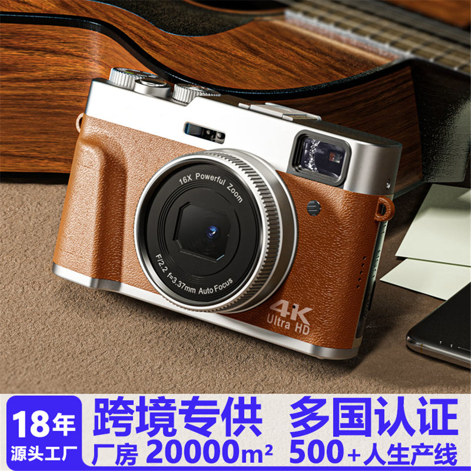 DC202L 4K Retro Digital Camera Selfie & Macro