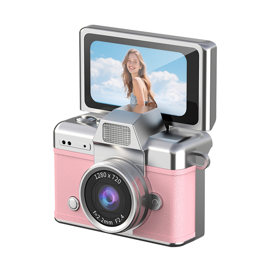 LK-027 Flip Screen Selfie Camera HD Retro Portable