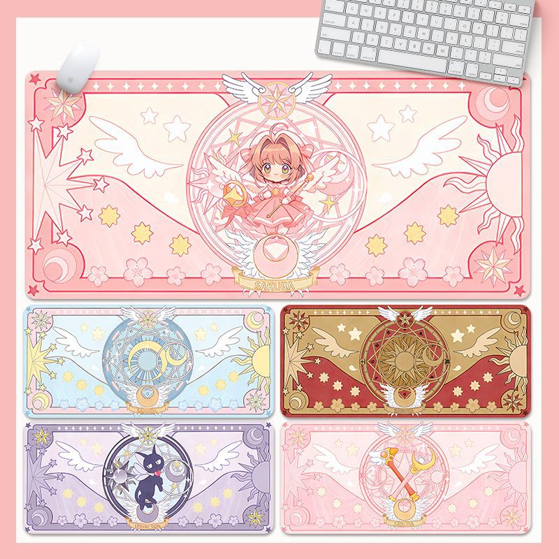 Magic Sakura Oversized Cute Desk Mouse Pad