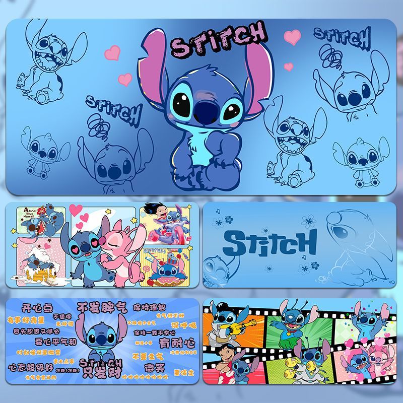 Stitch Anime Cute Extra Large Mouse Pad Desk Mat