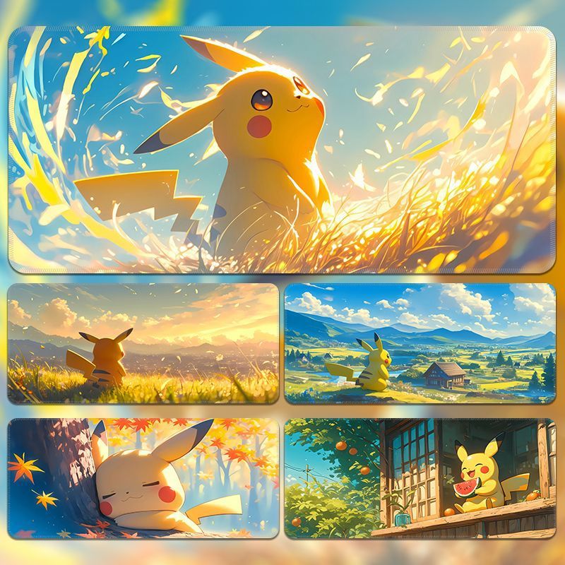 Pikachu Oversized Pokémon Cute Mouse Pad Desk Mat