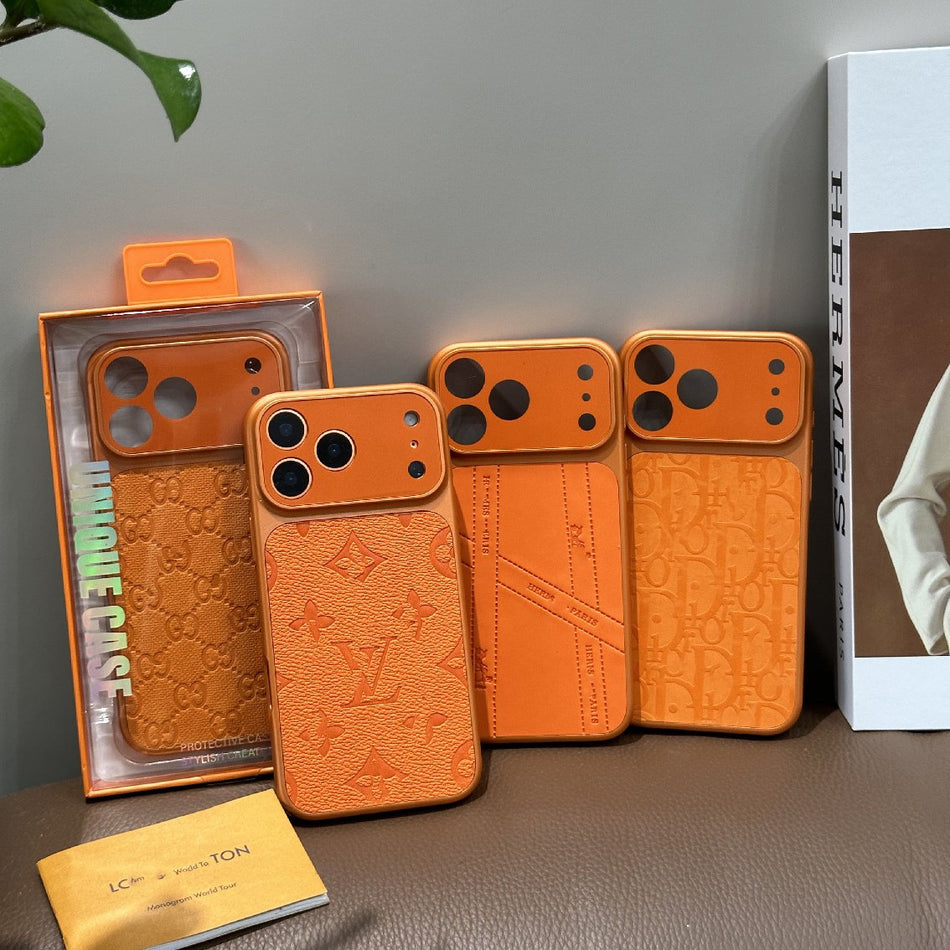 Orange Luxury Case for iPhone 17 Pro Max