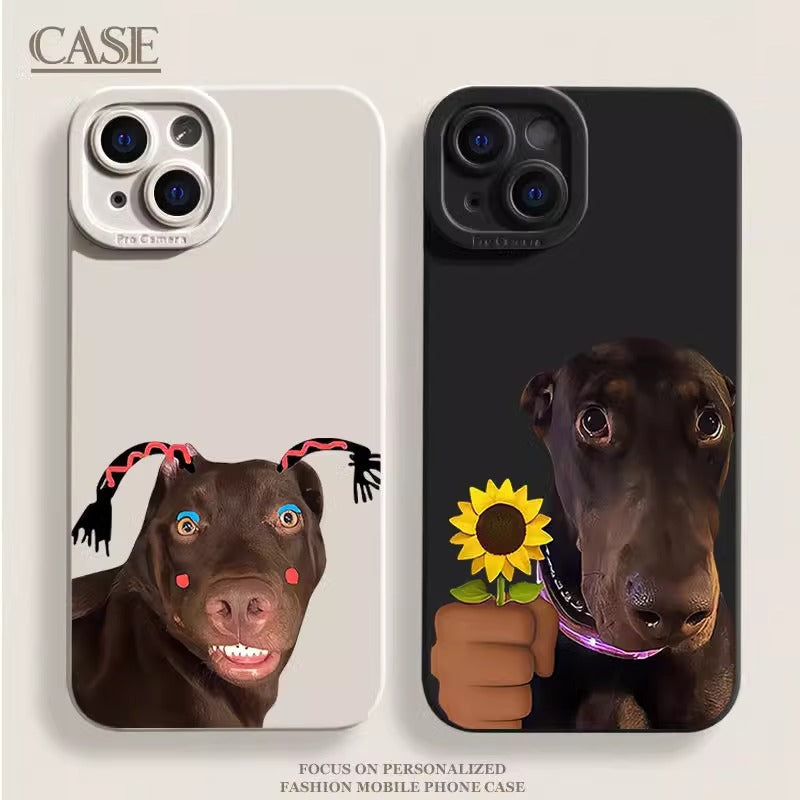 Cute Puppy iPhone Case 11 XS 12 14 15 16 17 Pro