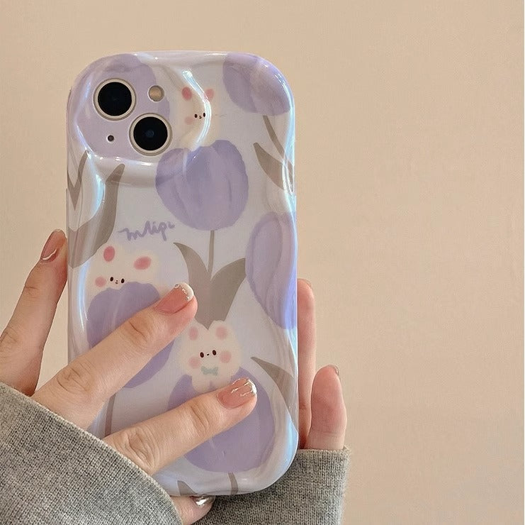 Vivo Cute Rabbit Heart Flower Phone Case Y200 X90 Y85