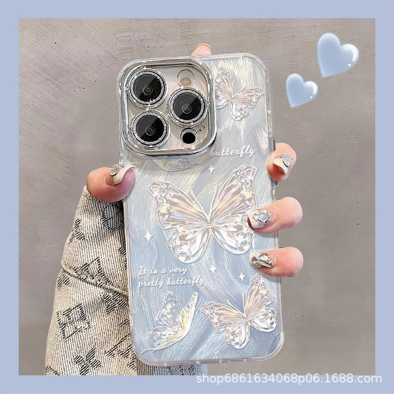 iPhone Fairy Butterfly Glitter Case 13 14 15 17 Pro Max