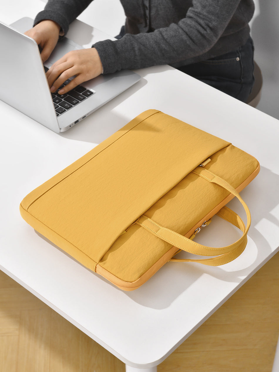 16 Inch Simple Laptop Bag Women Shoulder Briefcase