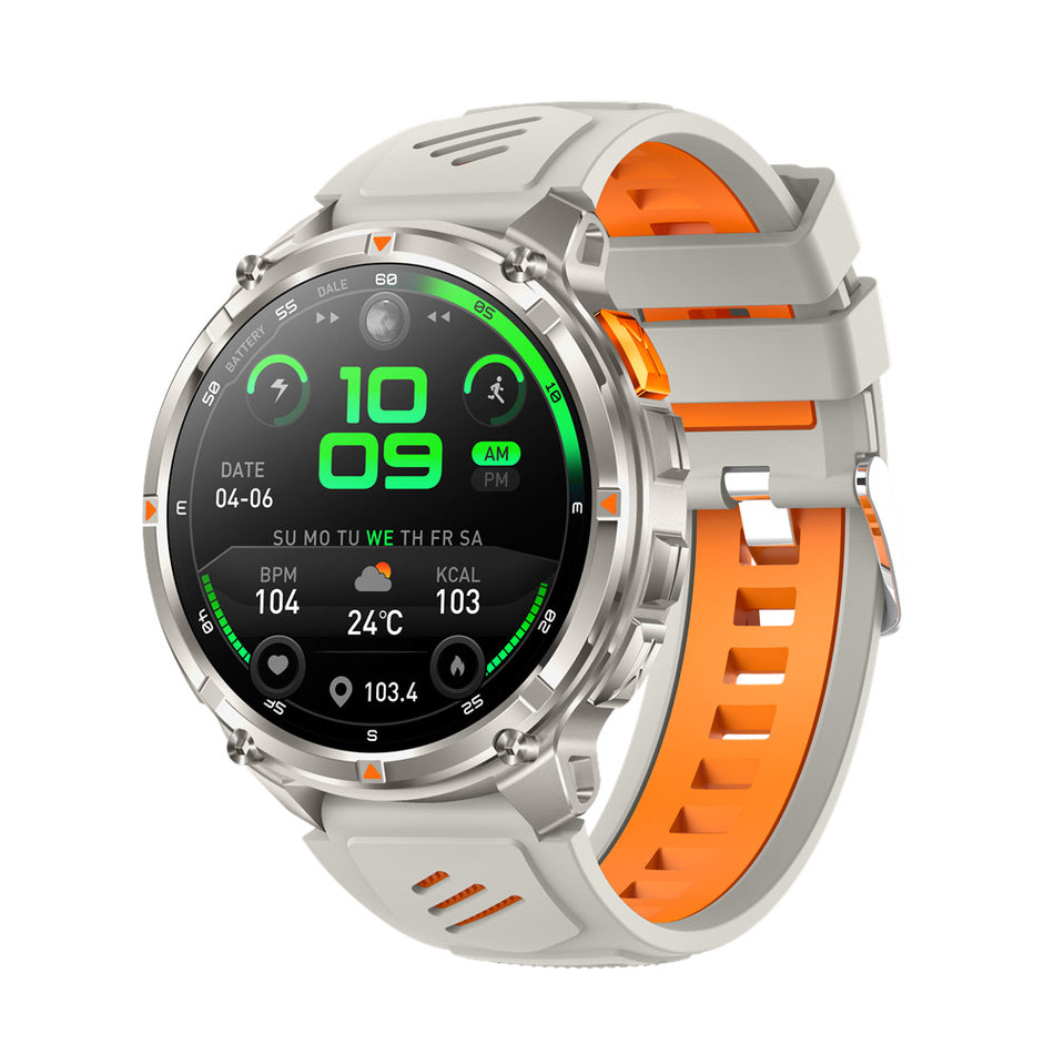 HT33 Smartwatch Bluetooth Calling, Compass & Health Tracking