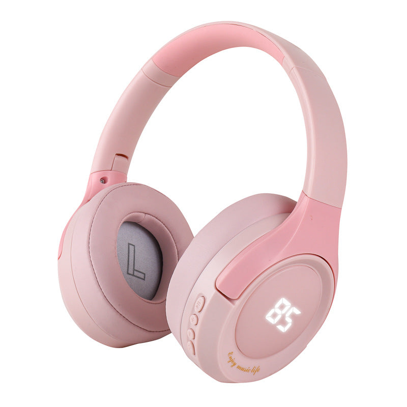 W425 Bluetooth 5.3 Wireless Headset with Digital Display