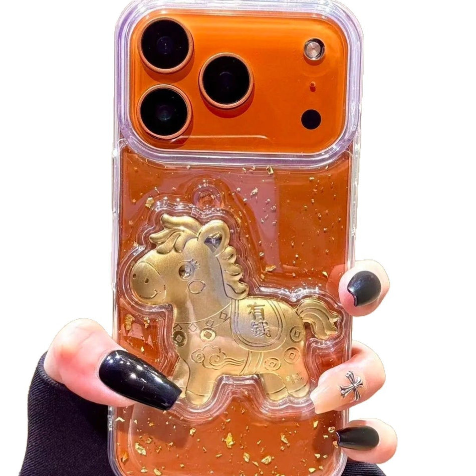 Gold Foil iPhone Case – Clear Protective Cover