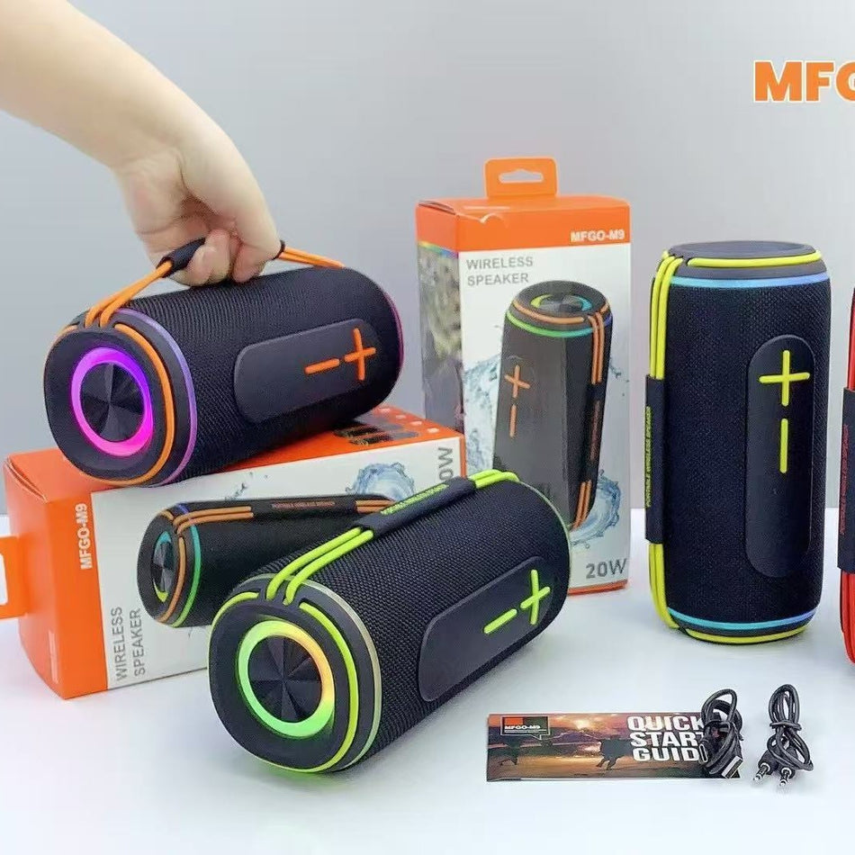 M9 Wireless Bluetooth Speaker – TWS Stereo High-Power Subwoofer