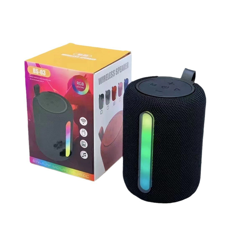 BS03 Portable Bluetooth Speaker Outdoor Subwoofer Fabric