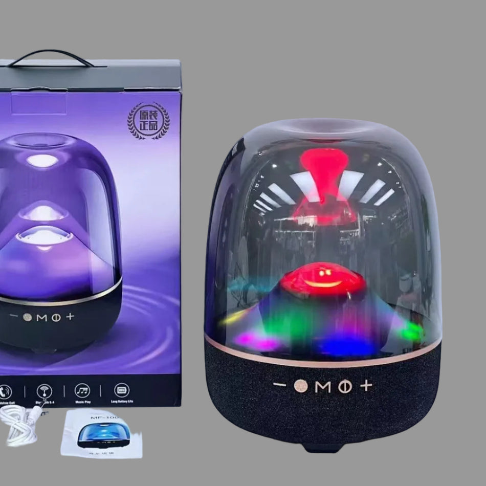 MF100 Glass Desktop Bluetooth Speaker High-Power Subwoofer