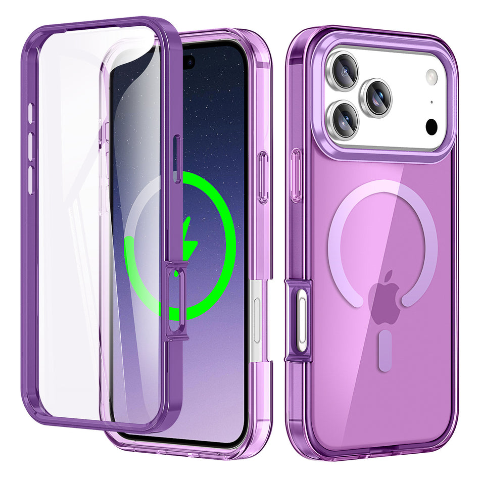 iPhone 17 Pro Max "Two-In-One" Magnetic Transparent Case
