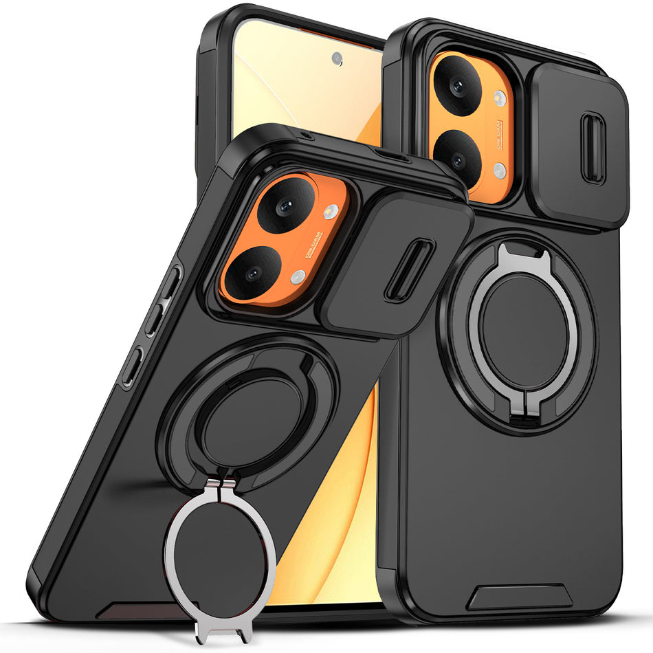 Xiaomi Poco "Push Window" Stand Case with Invisible Bracket