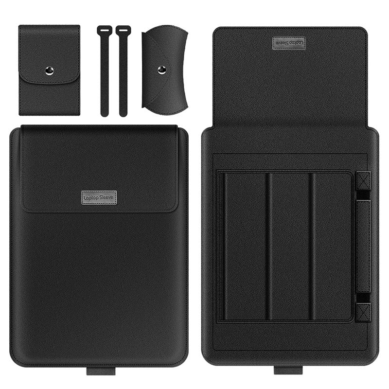 Refined Four-Piece Laptop Sleeve Set for MacBook and Lenovo