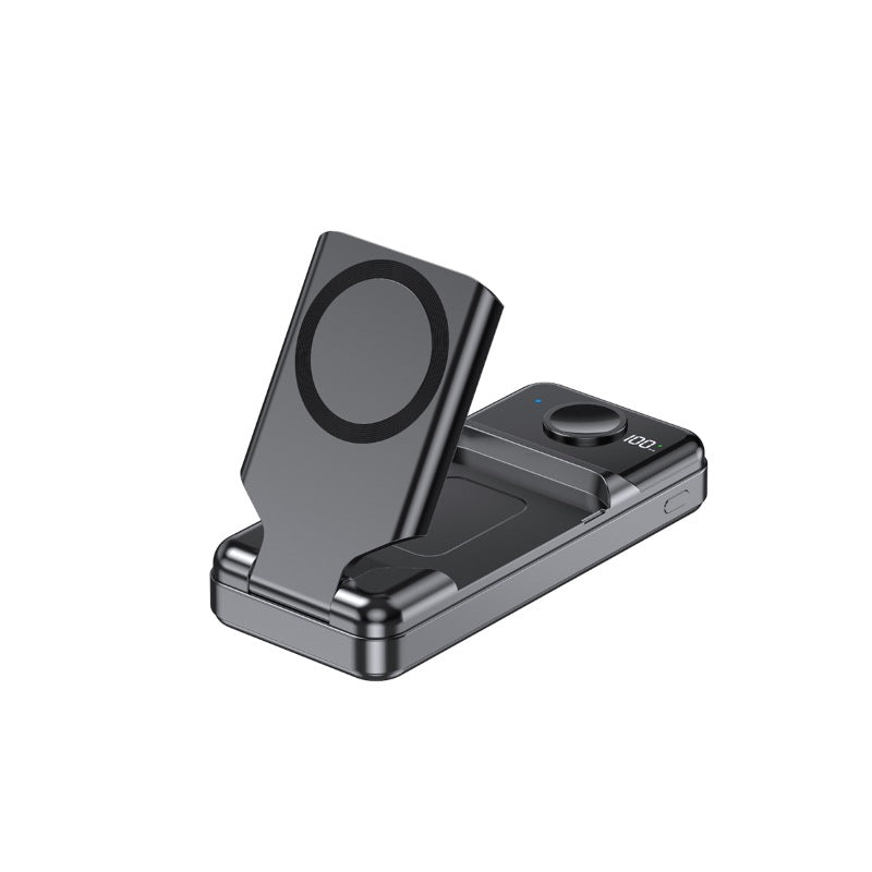 6-in-1 Magnetic Wireless 10000mAh Power Bank Foldable Stand PD22.5