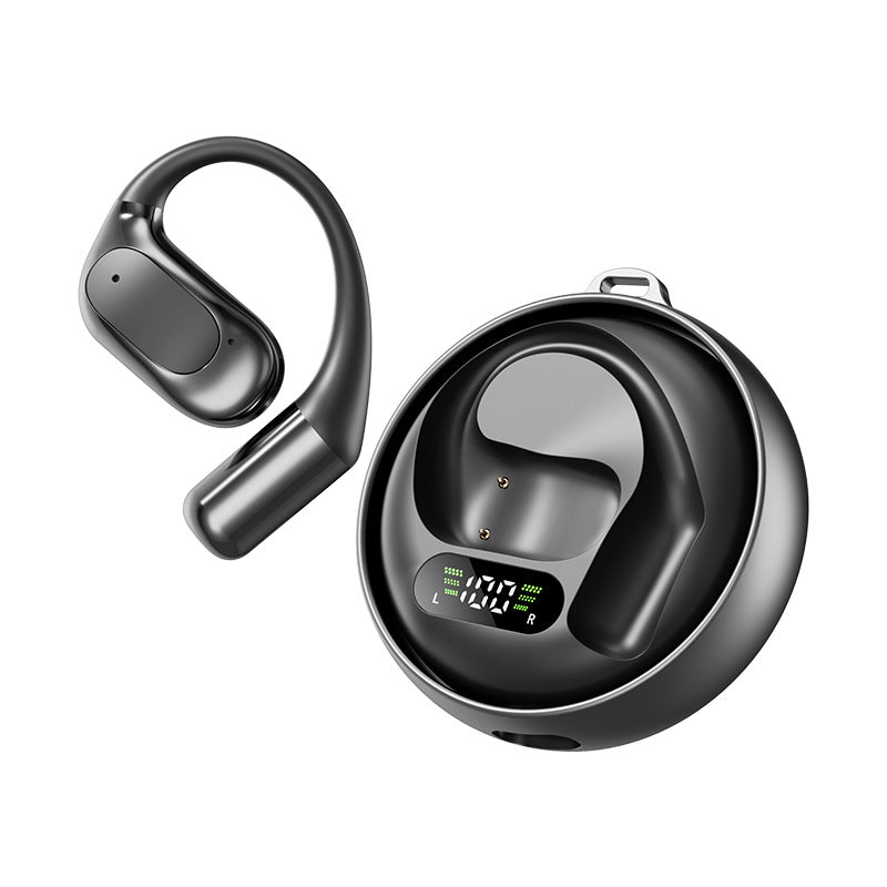Rotating Ear-Mounted Bluetooth Headphones with AI Translation & Noise Reduction