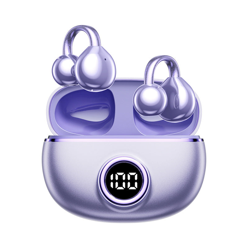 M97 Ear Clip Bluetooth Headphones with Digital Display & Bone Conduction