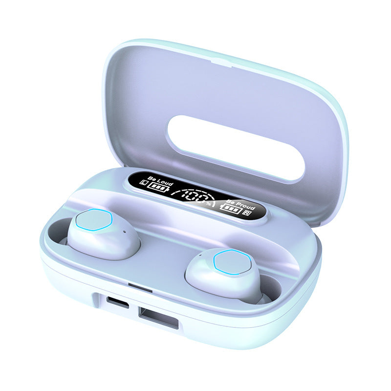 M9 TWS Wireless Bluetooth Earbuds with Digital Display & Noise Reduction