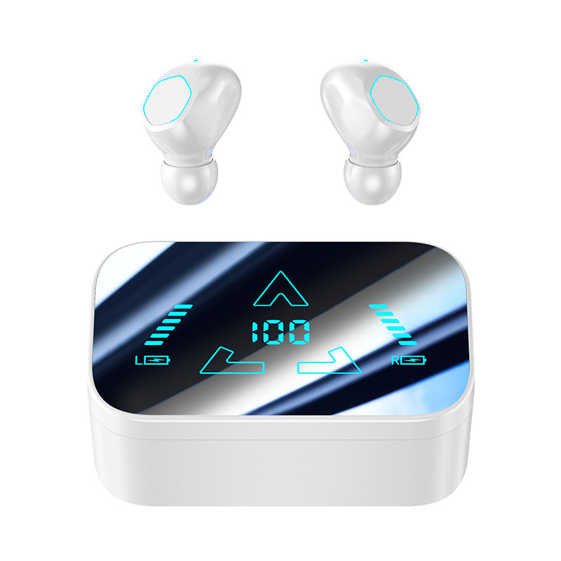 Wireless Bluetooth In-Ear Earphones with Digital Display & Voice Control