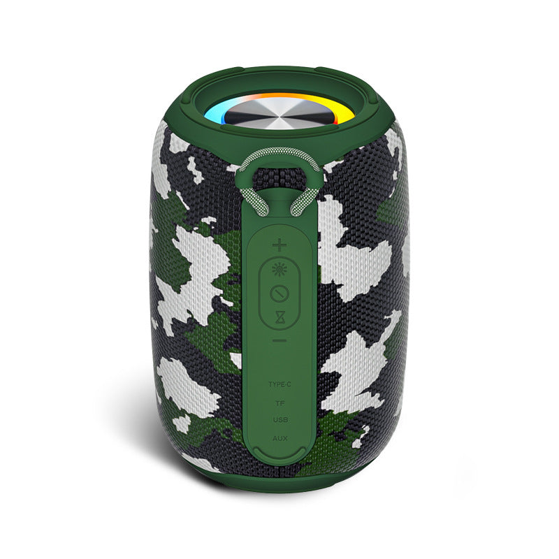 X12 Portable Bluetooth Speaker with Subwoofer, IPX6 Waterproof & Color Lights