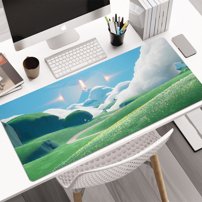 Sky Scenery XL Desk Mouse Pad Cute Non-Slip Mat