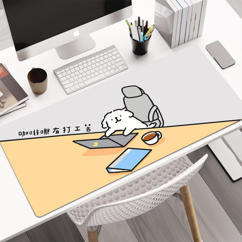 Cute Puppy Cartoon XL Desk Mouse Pad Keyboard Mat