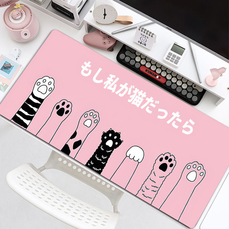 Cute Cartoon XL Gaming Mouse Pad Office Desk Mat