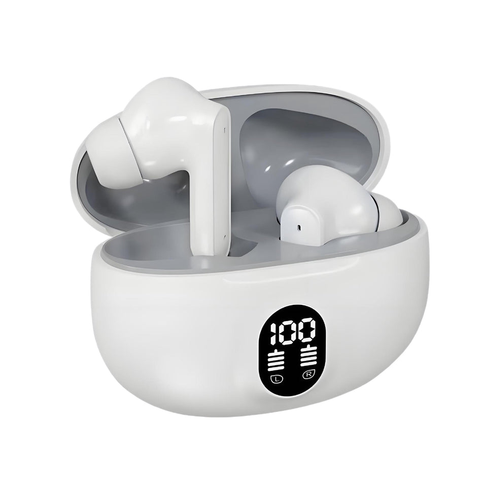 Noise Reduction Bluetooth Earbuds with Digital Display