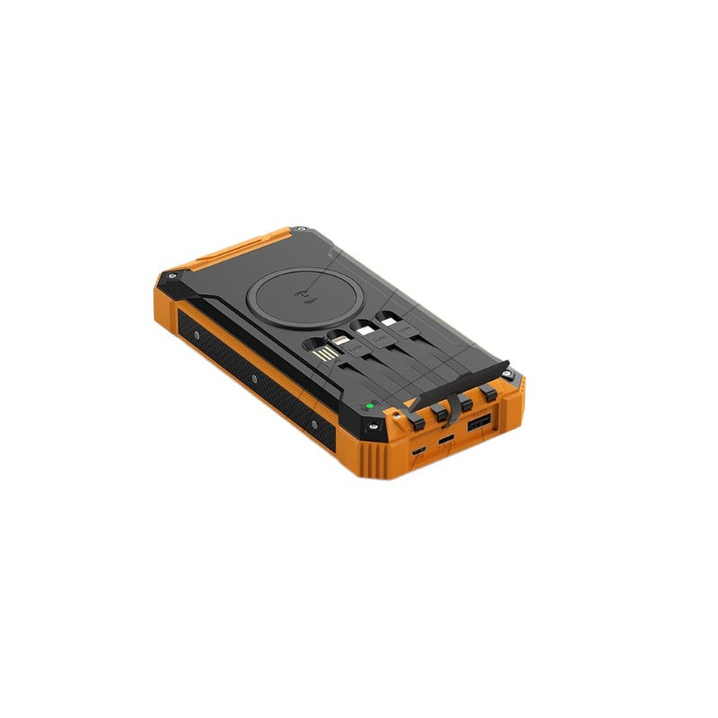 20000mAh Solar Power Bank Built-in Cable Outdoor Fast Charging