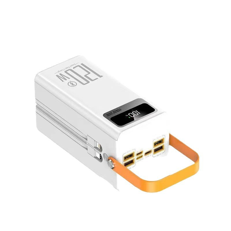 Fast Charging Camping Power Bank Built-in Cable High Capacity
