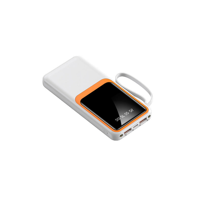 Fast Charging Power Bank Dual Cable Digital Display